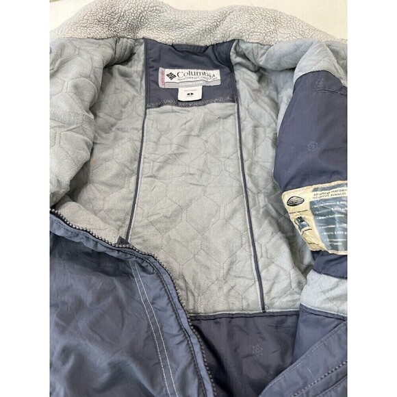 COLUMBIA CHARCOAL GRAY WOMENS WATERPROOF INSULATED JACKET SMALL - Picture 11 of 13